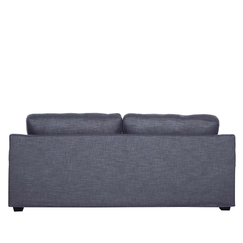 Sofá 3 cuerpos Lazy gris oscuro