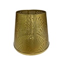 Porta velas dorado 15cm