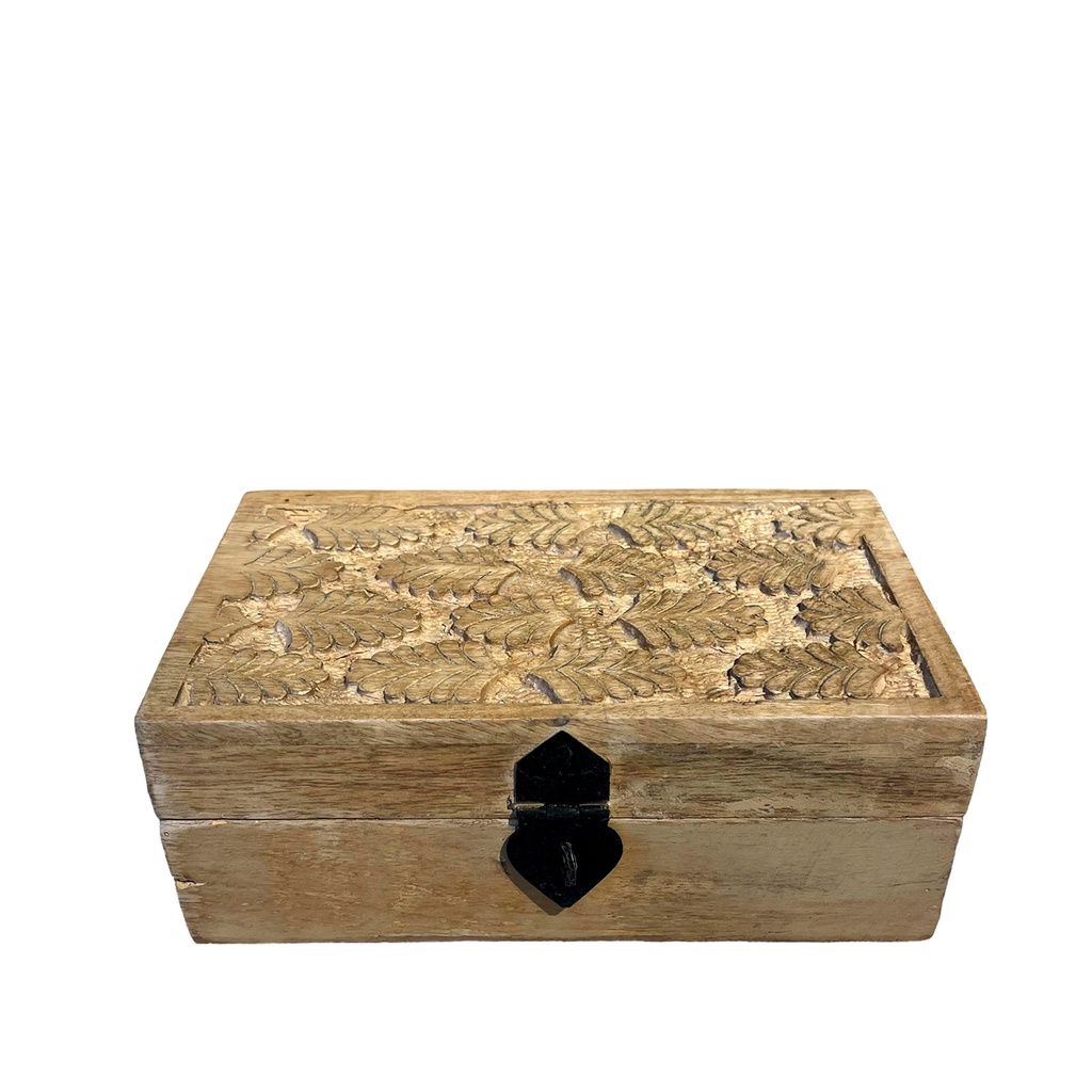 Caja madera deco 15x10cm