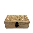 Caja madera deco 15x10cm