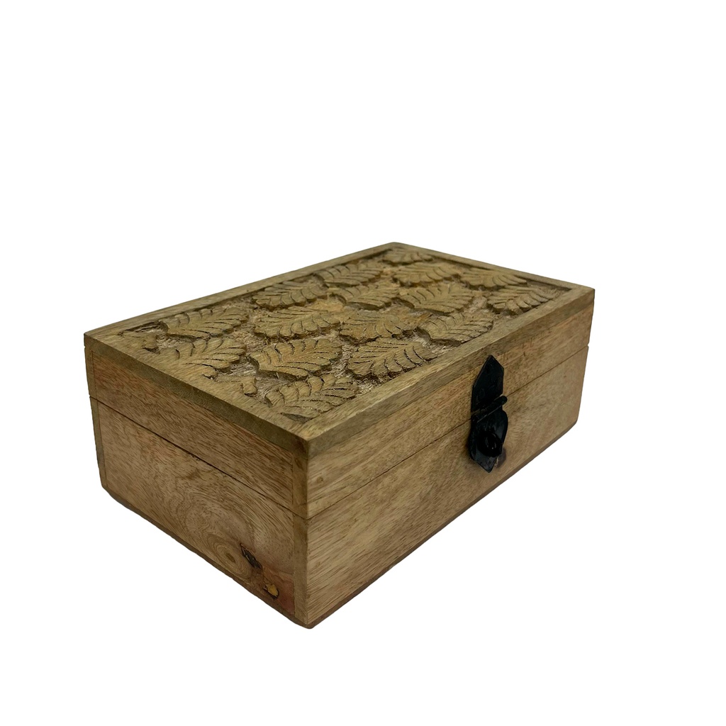 Caja madera deco 15x10cm
