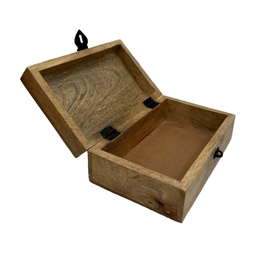 Caja madera deco 15x10cm