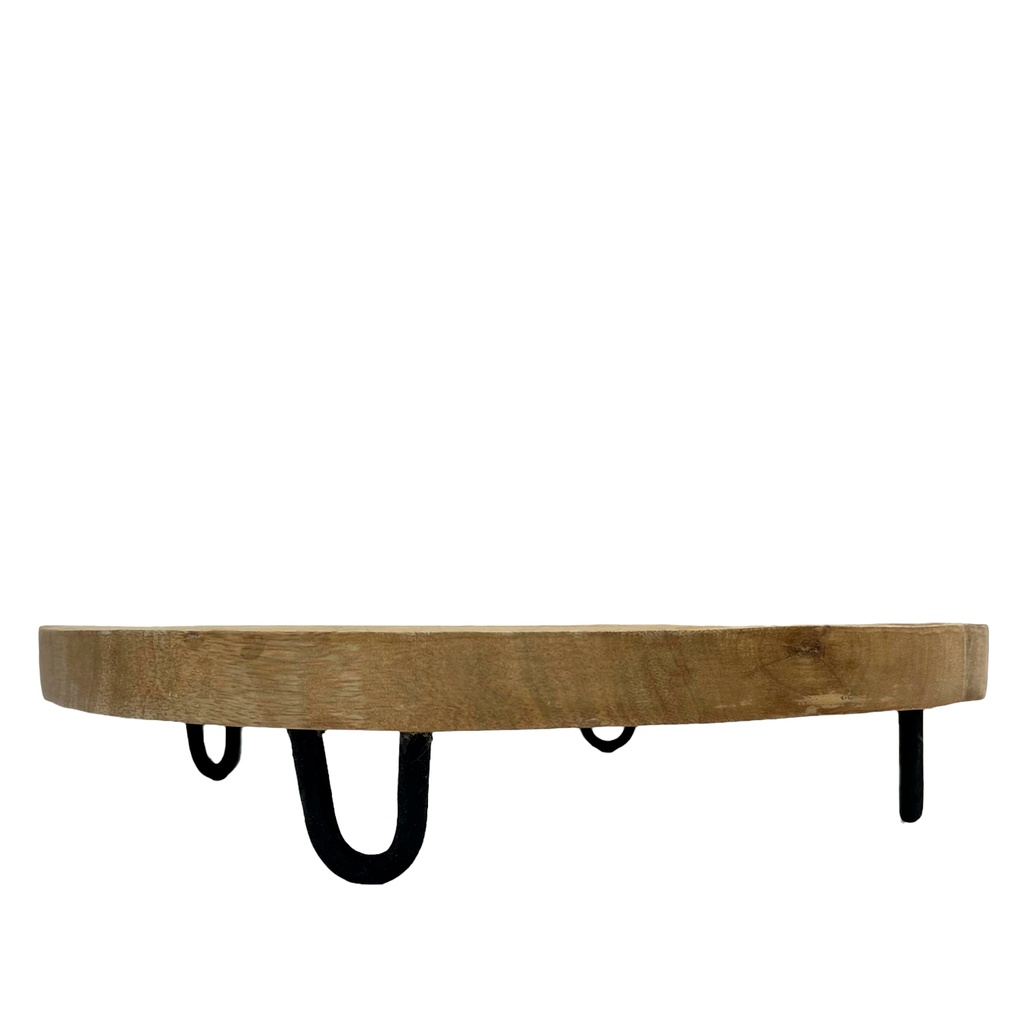 Pedestal redondo madera 29cm