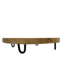 Pedestal redondo madera 29cm