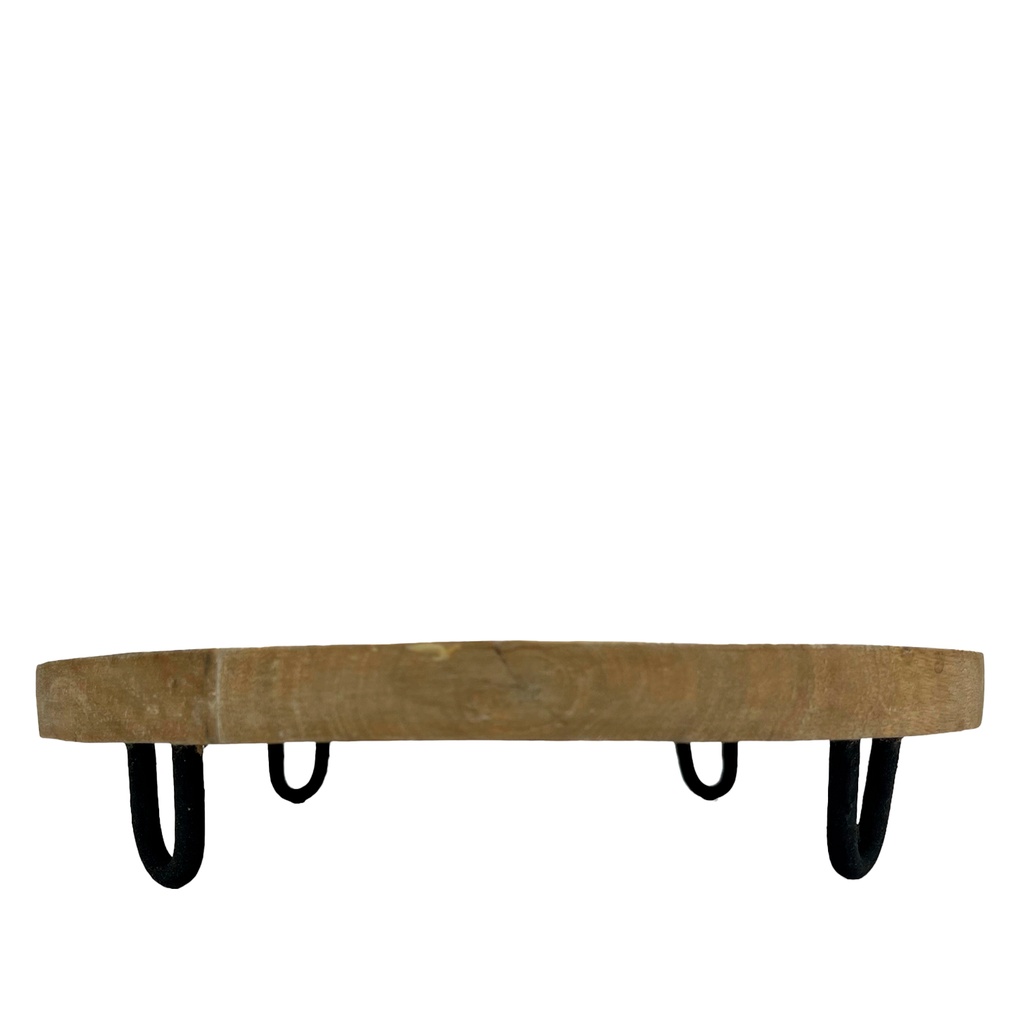 Pedestal redondo madera 29cm
