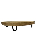 Pedestal redondo madera 29cm