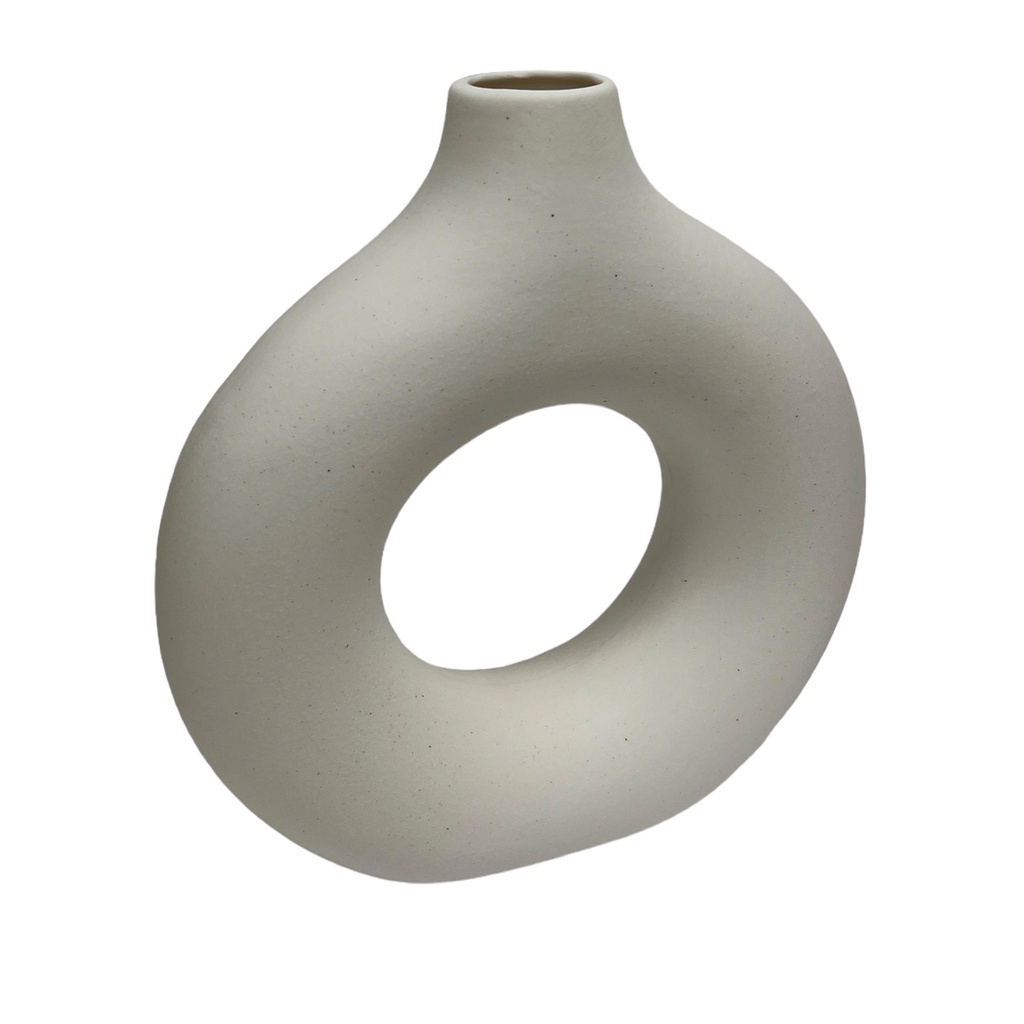 Florero cerámica Tromso 21.5x23.3cm