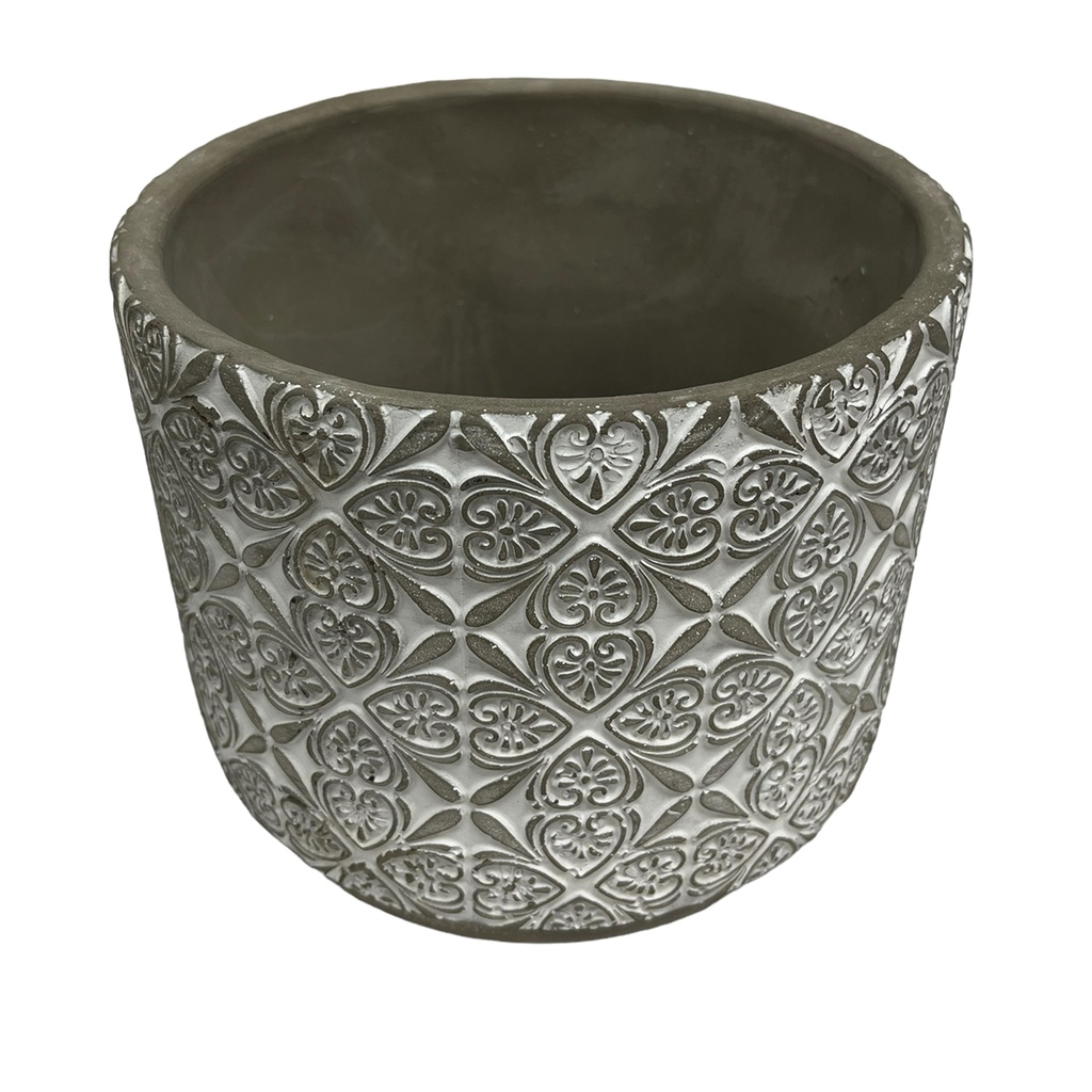 Macetero cemento Rabat 18cm