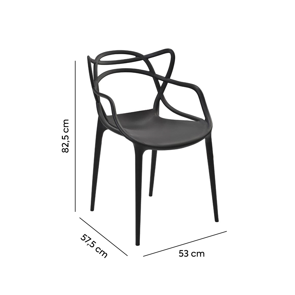 Silla Allegra negro