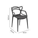Silla Allegra negro
