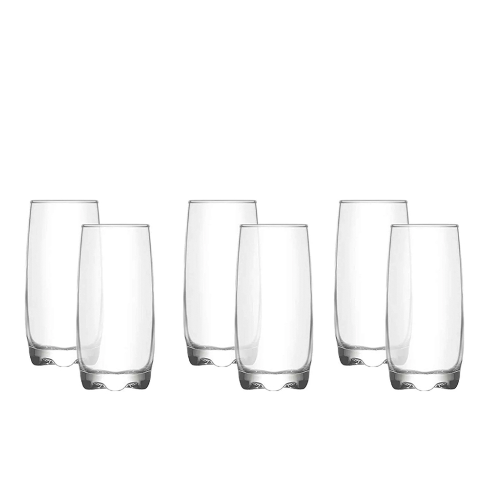 Vaso largo 390ml set de 6