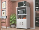 Mueble Multiuso Branco Brilho 2 Puertas 68cm