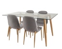 Juego Comedor 4 Sillas Emma
