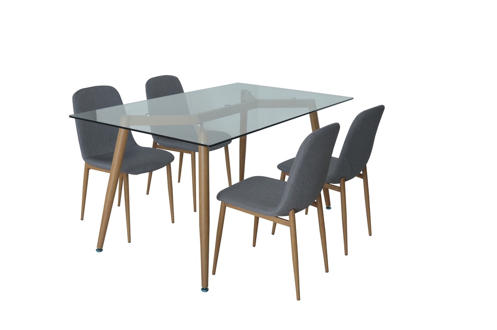 Juego Comedor 4 Sillas Emma