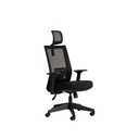 Silla oficina alta Nez negro