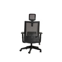 Silla oficina alta Nez gris