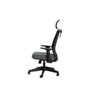 Silla oficina alta Nez gris