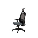 Silla oficina alta Nez gris