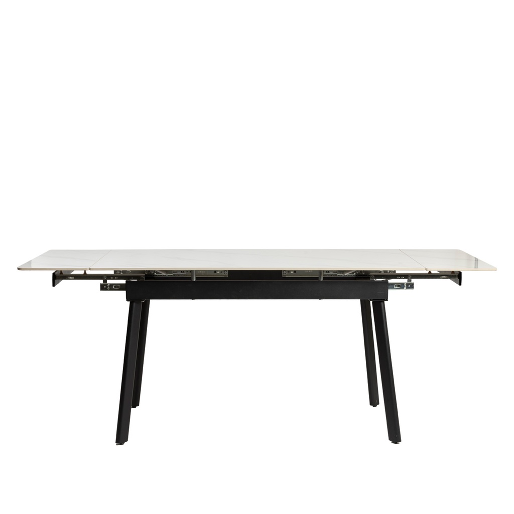 Mesa extensible 6 puestos Burano blanco
