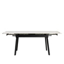 Mesa extensible 6 puestos Burano blanco