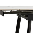 Mesa extensible 6 puestos Burano blanco