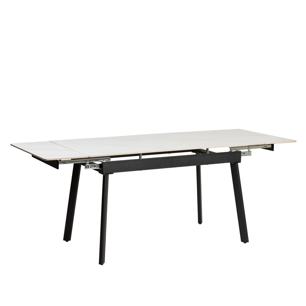 Mesa extensible 6 puestos Burano blanco