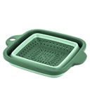 Colador plegable 25x21cm verde