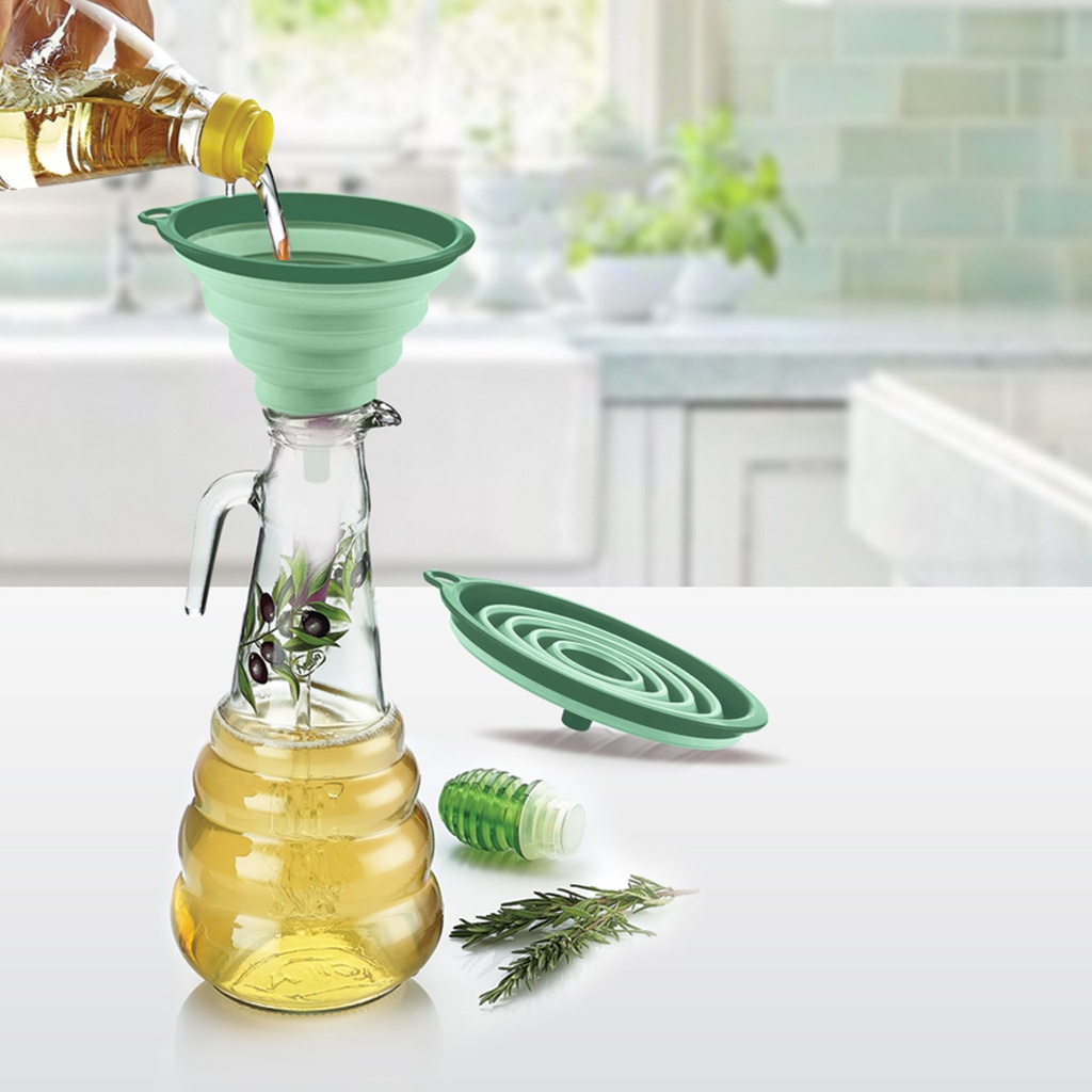 Embudo plegable 11,5cm verde