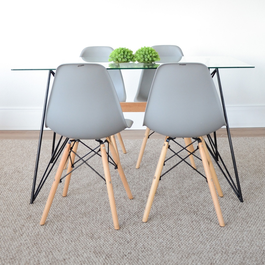 Silla Eiffel gris