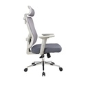 Silla oficina Acotango cromada gris