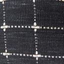 Cojín cuadricula negro 30x50cm