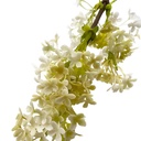 Rama flor artificial blanco 75cm