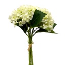 Hortensia artificial blanco 33cm