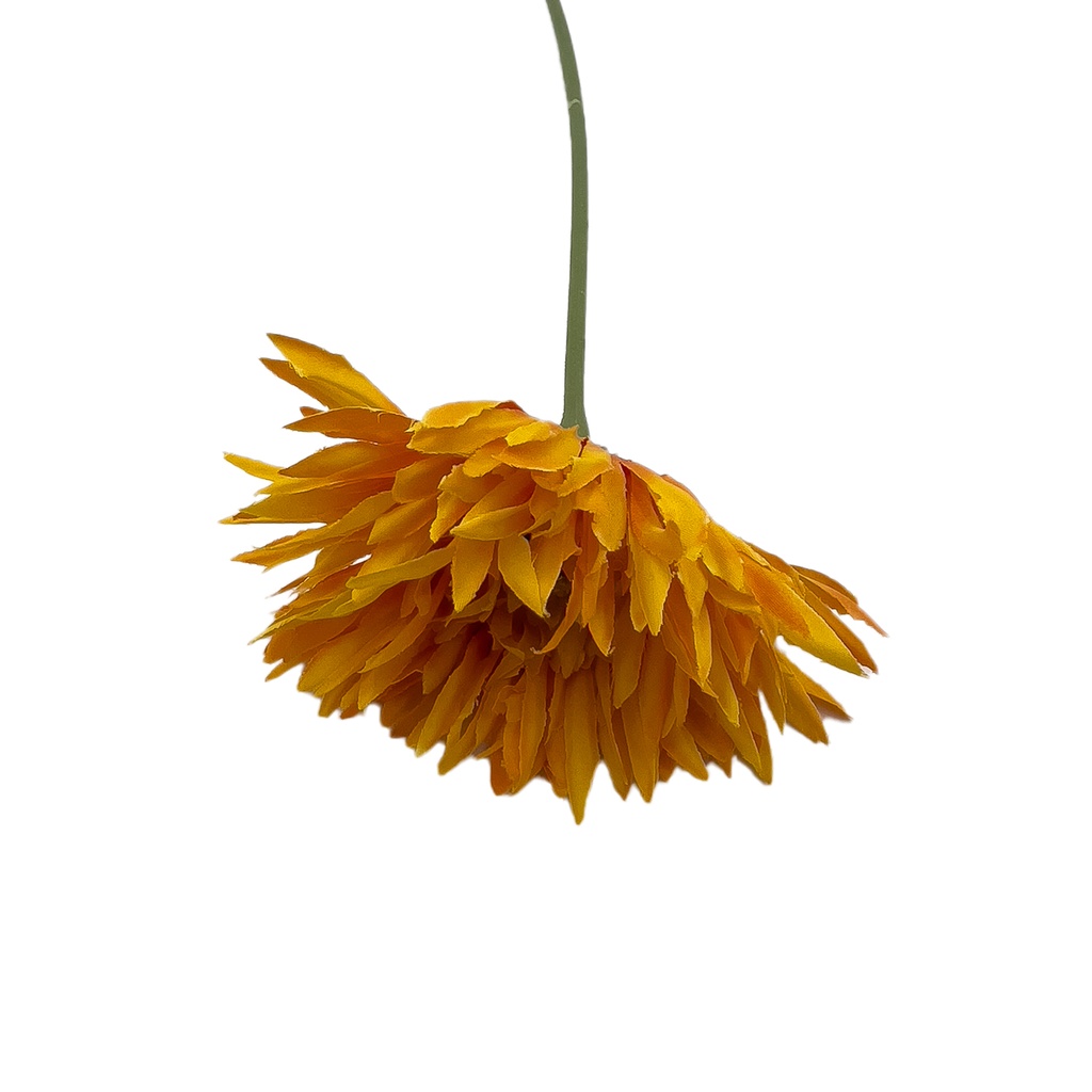 Flor artificial naranjo 45cm