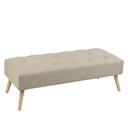 Banqueta Francesa Velvet Beige