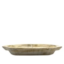 Ensaladera madera blanca 33x15x5cm