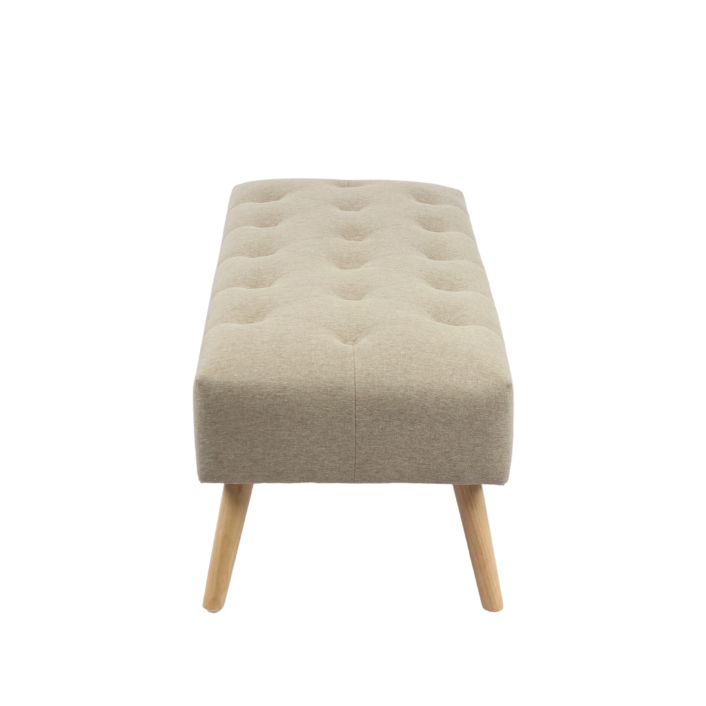 Banqueta Francesa Velvet Beige