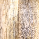 Plato doble madera tostado 30x15x3,5cm  