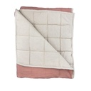 Piecera gasa rosa 90x210cm