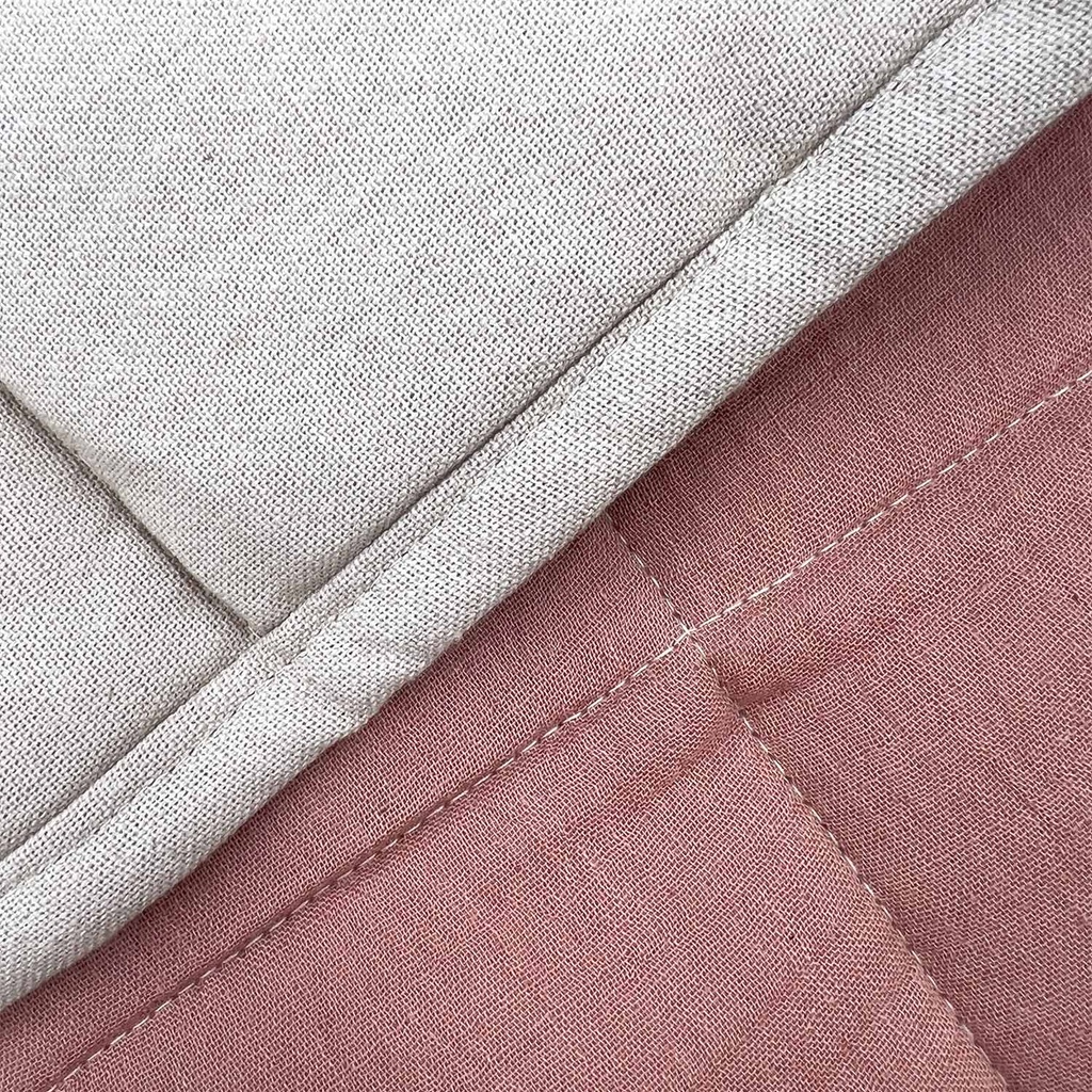 Piecera gasa rosa 90x210cm