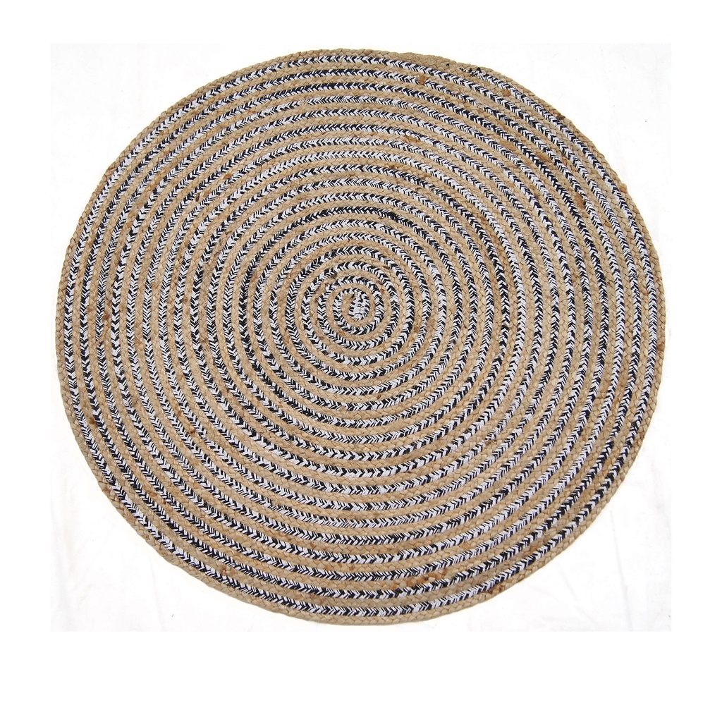 Alfombra yute cotton 120cm