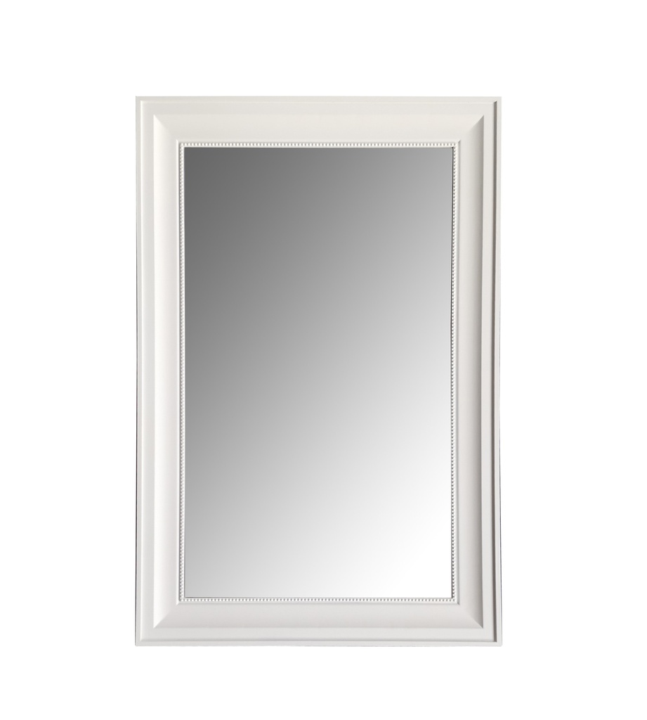 Espejo rectangular Samy blanco