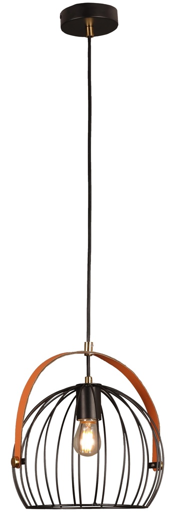 Lámpara colgante globo metal S