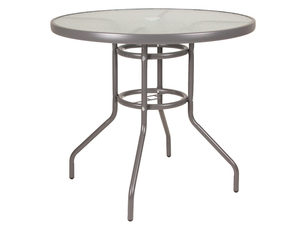 Mesa Terraza redonda gris 80 cm