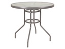 Mesa Terraza redonda gris 80 cm