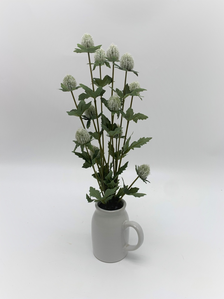 Planta artificial flores blancas