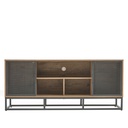 Rack TV industrial Memphis 2 puertas