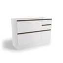 Base cocina Maxxi blanco 4 cajones 120cm