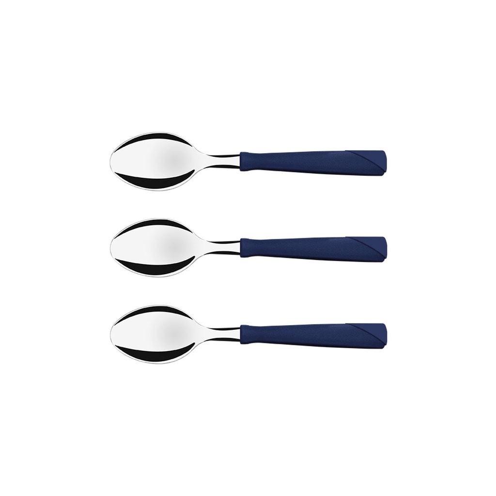 Cucharas de té azul set de 3 23167/310