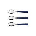 Cucharas de té azul set de 3 23167/310